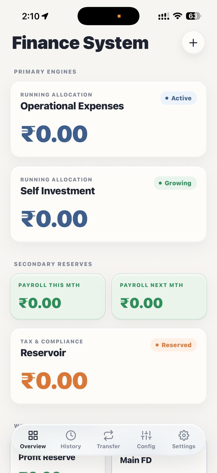 AGDIRA Finance System iOS App